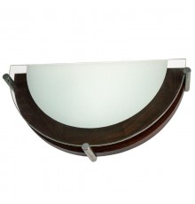 Светильник "Полесье" 300/2 НББ 06-40 М41 белый /корпус венге /держатель хром  1005205886  Элетех