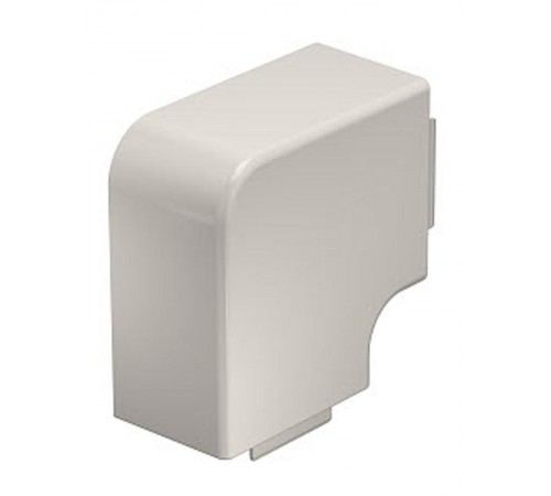 Крышка плоского угла кабельного канала WDK 60x90 мм (ПВХ,кремовый) (WDK HF60090CW)  6161510  OBO Bettermann