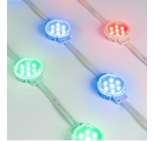 Модуль управляемый SPI-F7-D50 24V RGB-RAM-Auto (1.25W, IP68, 120 deg) (Arlight, Пластик, 3 года)  036826  Arlight