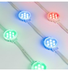 Модуль управляемый SPI-F7-D50 24V RGB-RAM-Auto (1.25W, IP68, 120 deg) (Arlight, Пластик, 3 года)  036826  Arlight