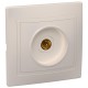 КВАРТА Кремовый Розетка 1-местная телевизионная РТВ10-ККм  EAK10-K33-DM  GENERICA