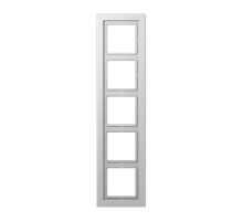 Рамка 5-кратная; светло-серая  LSD985LG  Jung