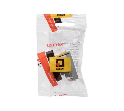 Компьютерная розетка RJ-45 модульная, кат.5е экранированная,"Avanti","Закаленная сталь", 1 модуль  4404361  DKC