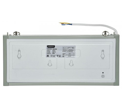 Указатель аварийный светодиодный ССА1001 ВЫХОД-EXIT односторонний 3Вт 1,5ч постоянный накладной/подвесной  IP20  LSSA0-1001-003-K03  IEK