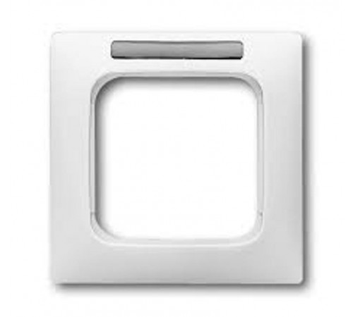 Рамка 1-постовая, с полем для надписи, серия Reflex SI linear, цвет альпийский белый  1754-0-4497   2CKA001754A4497  ABB