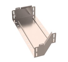 Переходник левый Стандарт INOX (AISI 409) 500х400х100  PR16.5629  Промрукав