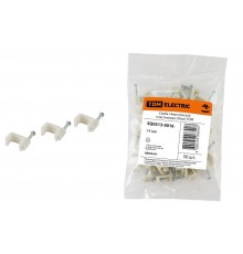 Скоба 14мм плоская пластиковая (50шт)   SQ0513-0016  TDM