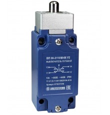 ВП 36-2110М-66 У2, толкатель, 1з+1р, безинерционный, 30х60 мм, без сальника, 3А, IP66, выключатель путевой (ЭТ)  ET007250  Электротехник