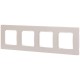 Рамка для розеток и выключателей  Серия 12 12-5204-15 на 4 поста, Классик, перламутр  Б0067768  ЭРА