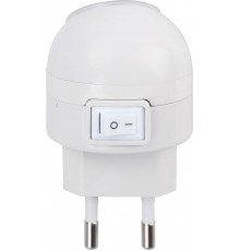 Ночник светодиодный NLE 08-LW белый с выключателем вращающийся 360 градусов 230В  4690612028866  IN HOME