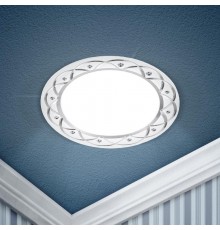 Светильник точечный встраиваемый светодиодный KL LED 12 6Вт 4000К серебряный круг  Б0020578  ЭРА