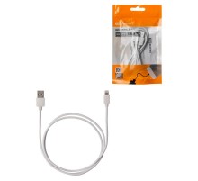 Дата-кабель, ДК 6, USB - Lightning, 1 м, белый,  SQ1810-0306  TDM