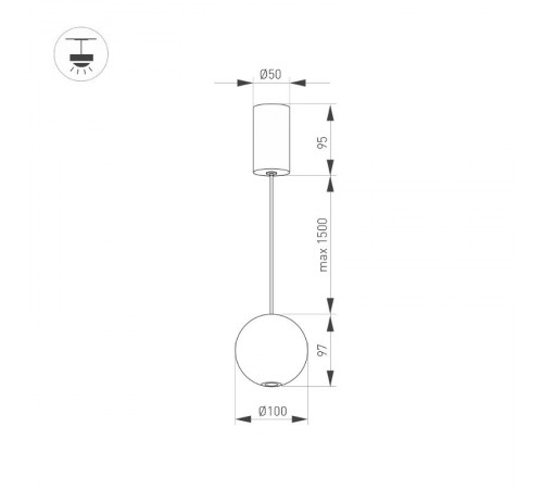 Светильник SP-ELEMENTA-ORB-R100-9W Day4000 (GD, 39 deg, 230V) (Arlight, IP40 Металл, 3 года)  033423  Arlight