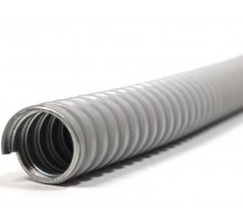 Металлорукав в ПВХ изоляции МРПИ НГ 10 (50 м/уп.) серый  zeta41910  ГОФРОМАТИК