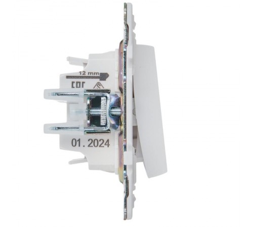 SKANDY Выключатель 1-клавишный перекрестный 10А SK-V03W арктический белый   SK-V13-0-10-K01  IEK