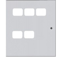 Дверь для ЩЭ 5 кв. 3 окна в ряд по горизонтали  mb29-d-g-5  EKF