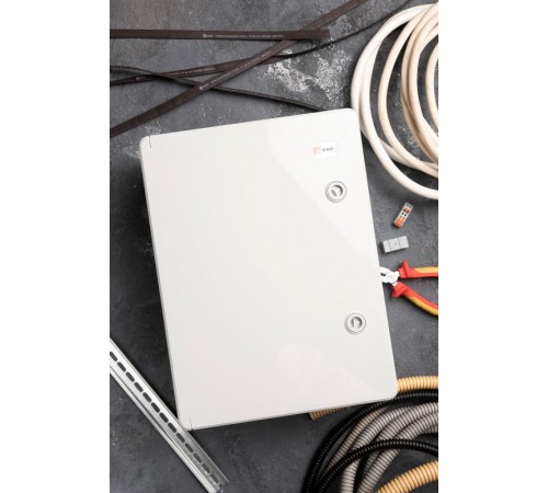 Бокс пластиковый с монтажной платой (ВхШхГ) 400х300х170мм IP65 PROxima  PB65MP003  EKF