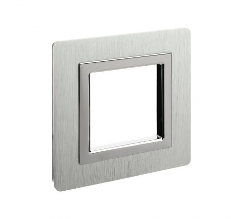 Рамка из алюминия, "Avanti", серая, 2 модуля  4404832  DKC