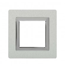 Рамка из алюминия, "Avanti", серая, 2 модуля  4404832  DKC