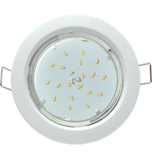 Светильник светодиодный встраиваемый белый  38х106 GX53 H4  FW53H4ECB  Ecola