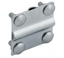 Заж. крес. пол./пр.-пол./пр. 40/12мм оц. сталь HDZ  ZCC13-14-1-12-40  IEK