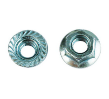 Гайка с насечкой (фланцем) , препятствующей откручиванию М12, нержавеющая сталь  CM101200INOX  DKC