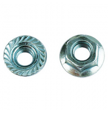 Гайка с насечкой (фланцем) , препятствующей откручиванию М12, горячеоцинкованная  CM101200HDZ  DKC