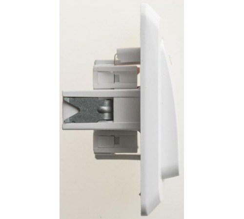 Этюд Белый С/У Переключатель 1-клавишный с подсветкой  BC10-007B  SE