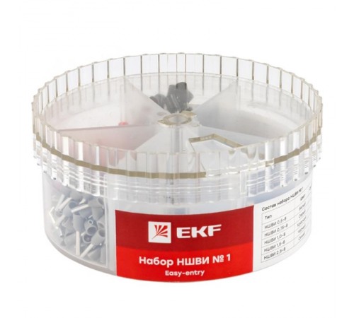 Набор НШВИ №1 (0,5-2,5мм2) EKF PROxima   nabor-nshvi-1   EKF