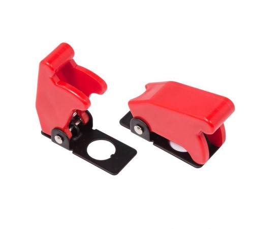 Защитная крышка для тумблеров типа KN и ASW красная  36-4650  REXANT