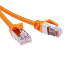Патч-корд экранированный CAT6A F/UTP 4х2, LSZH, оранжевый, 7.0м  RN6AFU4570OR  DKC