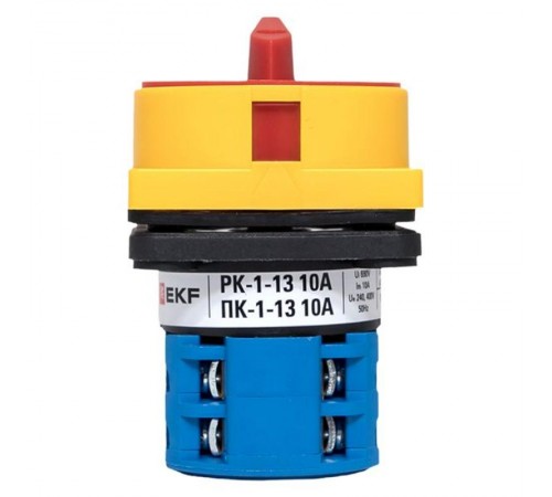 Переключатель кулачковый ПК-1-13 10А 3P "0-1" с блокировкой IP65  PROxima pk-1-13-10-a65 EKF