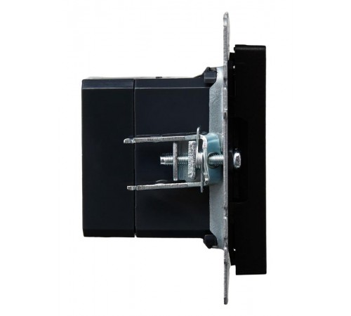 BRITE Розетка USB A+A 3,1А РЮ10-1-БрЧ черный  BR-U21-D31-K02  IEK