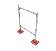 Опорная конструкция для гор. прямоуг. воздуховодов  TECHNORAPTOR LIGHTFOOT 1000х1500 HD  KM-TR-LTF-SSHRAD-1000-1500 HD  КМ - профиль