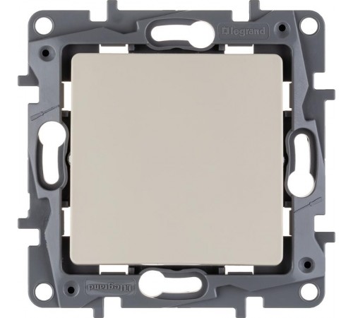 Etika Слоновая кость Выключатель 1-клавишный 10А, винтовые клеммы  672301  Legrand