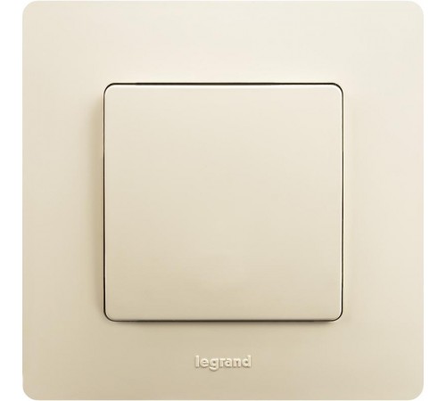 Etika Слоновая кость Выключатель 1-клавишный 10А, винтовые клеммы  672301  Legrand