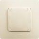 Etika Слоновая кость Выключатель 1-клавишный 10А, винтовые клеммы  672301  Legrand