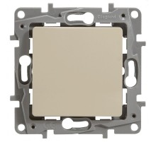 Etika Слоновая кость Выключатель 1-клавишный 10А, винтовые клеммы  672301  Legrand