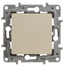Etika Слоновая кость Выключатель 1-клавишный 10А, винтовые клеммы  672301  Legrand