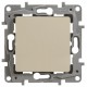 Etika Слоновая кость Выключатель 1-клавишный 10А, винтовые клеммы  672301  Legrand