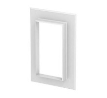 Настенная стыковая рамка кабельного канала Rapid 80 90x170 мм (алюминий,белый) (G-AWAG90170RW)  6279040  OBO Bettermann