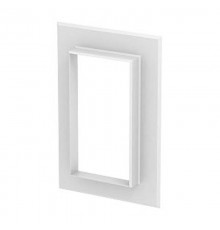 Настенная стыковая рамка кабельного канала Rapid 80 90x170 мм (алюминий,белый) (G-AWAG90170RW)  6279040  OBO Bettermann