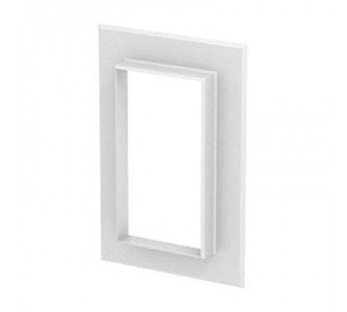 Настенная стыковая рамка кабельного канала Rapid 80 90x170 мм (алюминий,белый) (G-AWAG90170RW)  6279040  OBO Bettermann