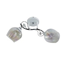 Светильник 11306-7/2 бел.хром (Плафон 8310) НПБ 01-2х60-136 Е27  1005404890  Элетех