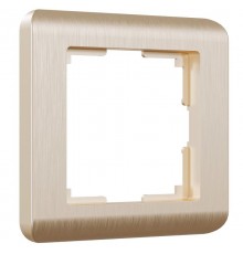 Рамка из поликарбоната на 1 пост Stream шампань W0012111 a051284 Werkel