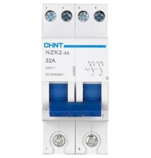 Переключатель модульный NZK2-32 2P 32А 2 положения (R)  643003  CHINT