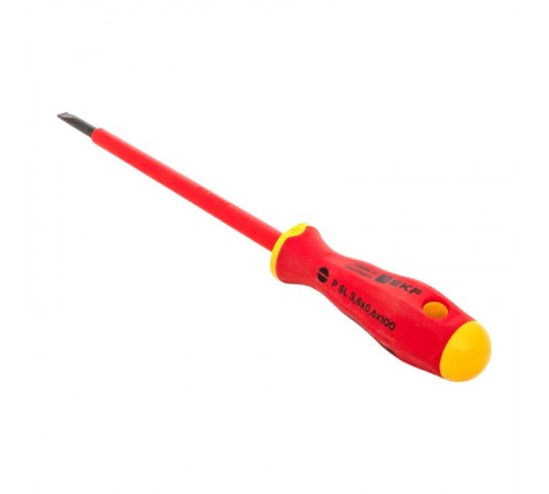 Отвертка Professional SL3.5х0.6 мм VDE 1000В sl-3.5-0.6-pro-inEKF