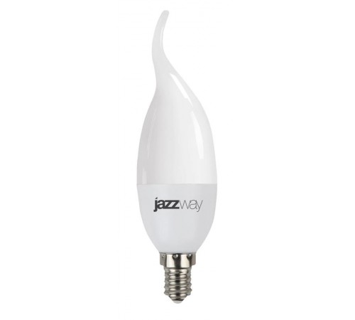 Лампа светодиодная LED 7Вт E14 220В 3000К PLED- SP CA37 свеча на ветру  1027894-2  Jazzway