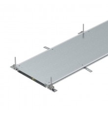 Секция кабельного канала OKA-W глухая с фиксаторами, 2400x400x40 мм (сталь) (OKA-W4004030R)  7424464  OBO Bettermann