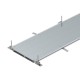 Секция кабельного канала OKA-W глухая с фиксаторами, 2400x400x40 мм (сталь) (OKA-W4004030R)  7424464  OBO Bettermann